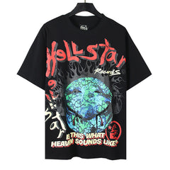 HELLSTAR Earth Print T-shirt