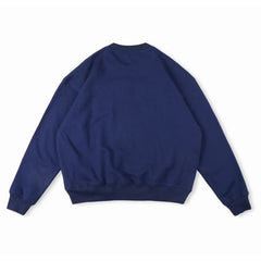 Sp5der Varsity Web Crewneck Sweatshirt Navy
