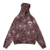 Sp5der AOP Hoodie Brown