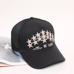 AMIRI star-patch panelled trucker cap