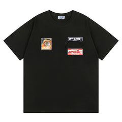 OFF WHITE Eye-logo T-shirt