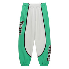 Denim Tears Green White Track Pants
