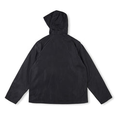 SAINT VANITY Nylon Hooded Track Jacket “Black”