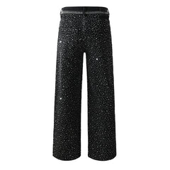 Purple Brand Crystal Diamond Jeans #9128