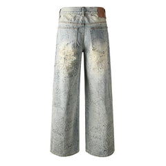 Purple Brand Crystal Diamond Jeans #107