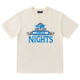 AMlRl Nights Cotton Crewneck T-Shirts