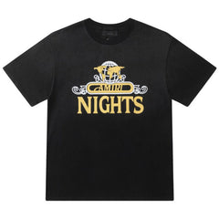 AMlRl Nights Cotton Crewneck T-Shirts