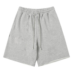 Denim Tears Cashmere Swarovski Cotton Wreath Shorts