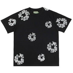 Denim Tears Crystal Patch Cotton logo Design T-Shirts