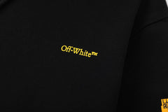 Off-White Schwarzer Hoodie