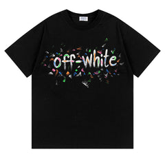Off-White Bookish Crazy Cotton T-Shirt