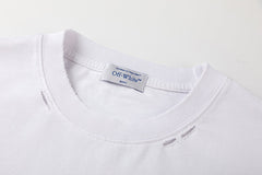 Off White Arrow Pattern Printed T-Shirt