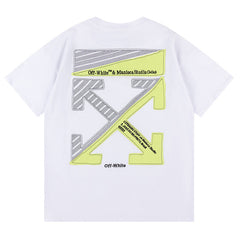 Off White Logo Pattern Printed T-Shirt
