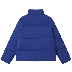 Palm Angels Logo Letter Printed Cotton Jacket.