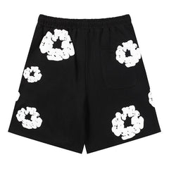 Denim Tears The Cotton Wreath Shorts Black
