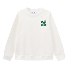 Off White Arrow Pattern Printed Sweatshirts