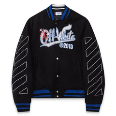 Off White Logo Embroidered Jacket