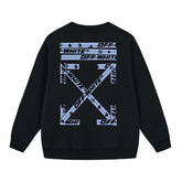 Off White Arrow Pattern Printed Sweatshirts
