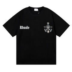 RHUDE island coconut tree print T-Shirts