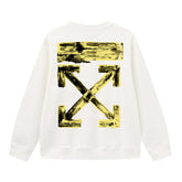 Off White Arrow Pattern Printed Sweatshirts