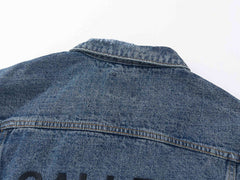 Gallery Dept Embroidered Logo Denim Jacket
