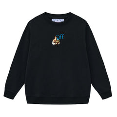 Off White Caravaggio Boy Marker Slim Sweatshirts