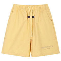 FEAR OF GOD Multi-thread flocking letter printing Shorts