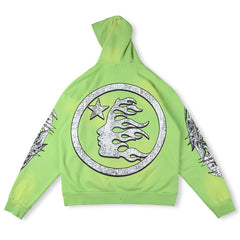 Hellstar Graffiti Zip-Up Hoodie
