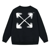 Off White Arrow Pattern Printed Sweatshirts