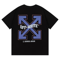 Off White Arrow Pattern Printed T-Shirt