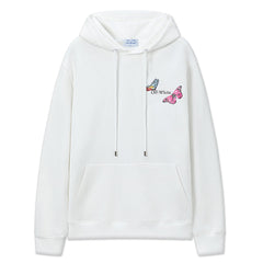 Off-White Butterfly Pattern Arrow Printed Hoodie