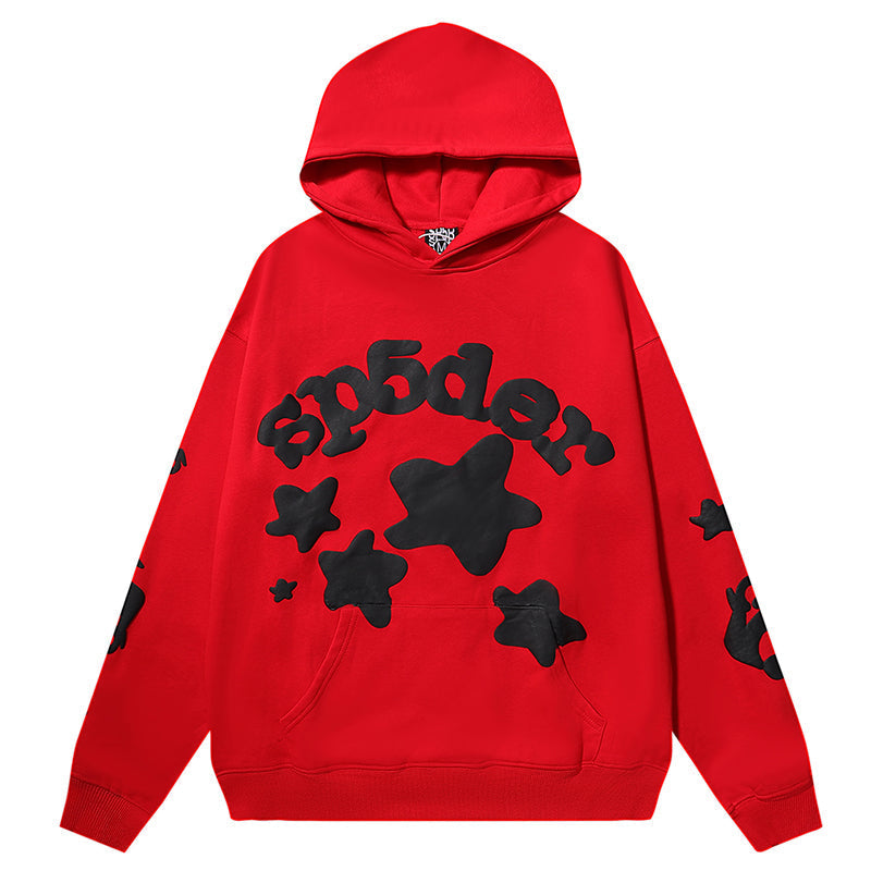 Sp5der Beluga Logo Printed Hoodie