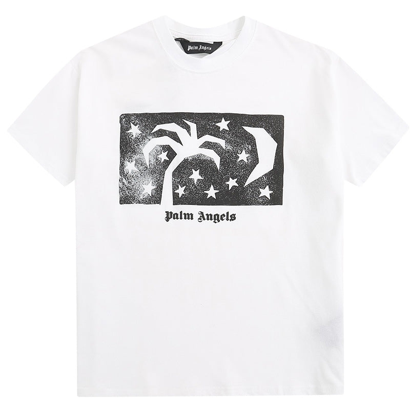 Palm Angels Graphic-Print Crew-Neck T-Shirts