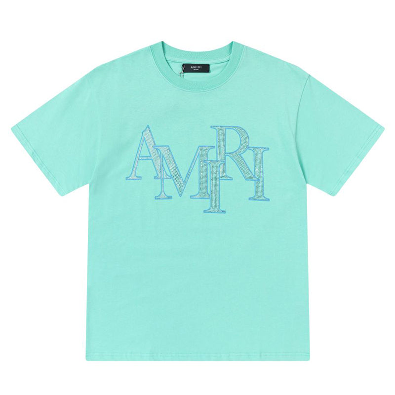 AMlRl Letter Logo Print Cotton T-Shirt