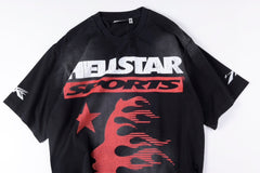 Hellstar Studios Family Tee washed cotton T-shirt