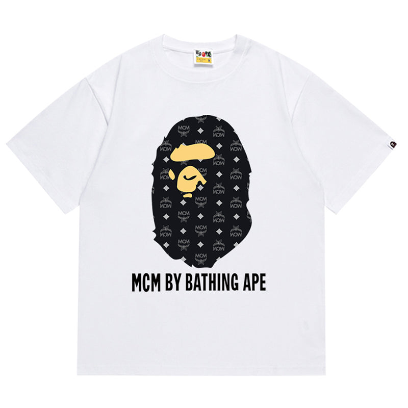 BAPE x MCM By Bathing Tee