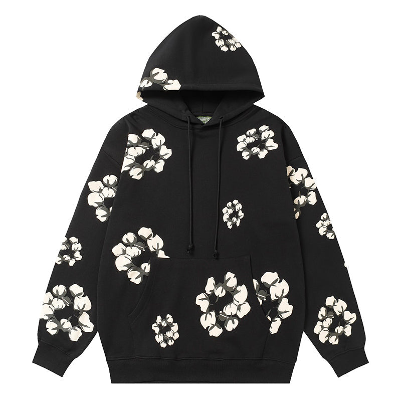 Denim Tears Kapok Pattern Printed Hoodie