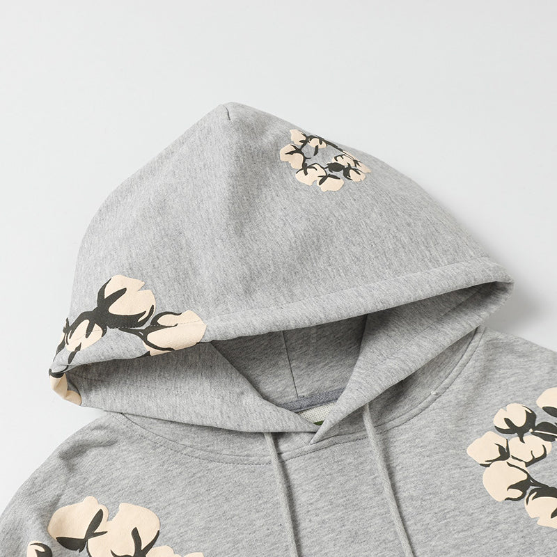 Denim Tears Kapok Pattern Printed Hoodie