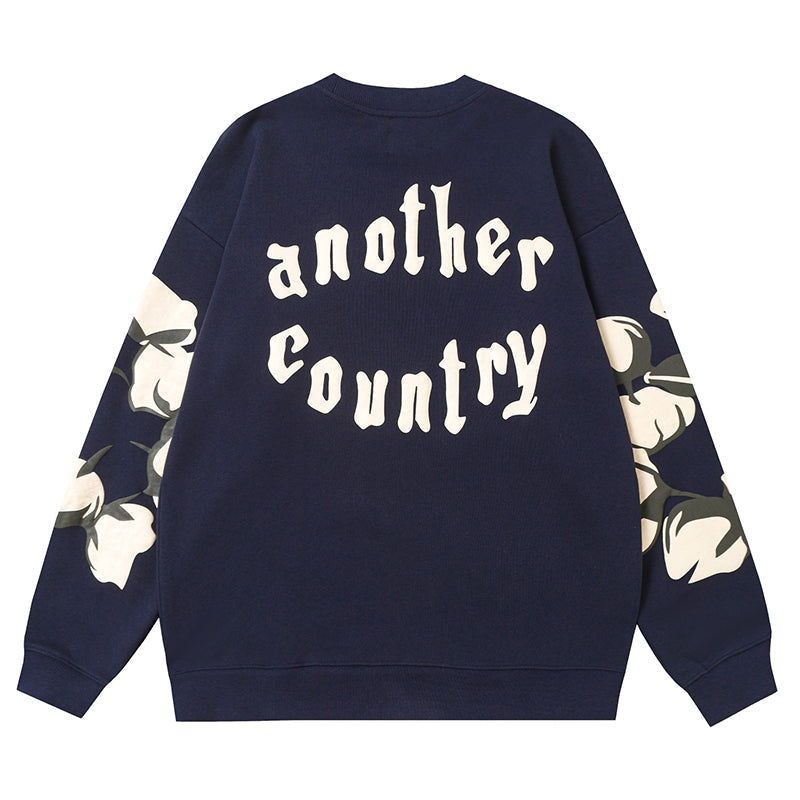 Denim Tears Kapok Pattern Printed Sweatshirts