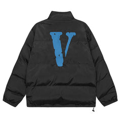 VLONE classic big V logo embroidered casual cotton jacket