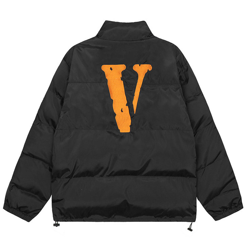 VLONE classic big V logo embroidered casual cotton jacket