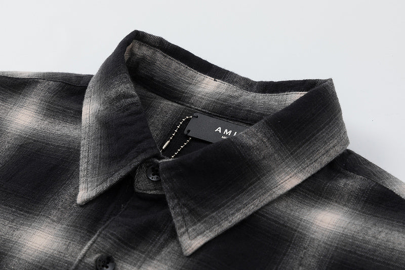 AMIRI plaid long sleeve shirt