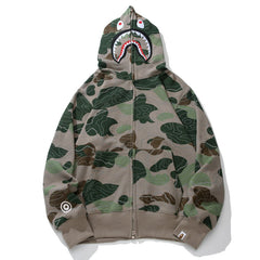 BAPE Color Camo Shark Hoodies