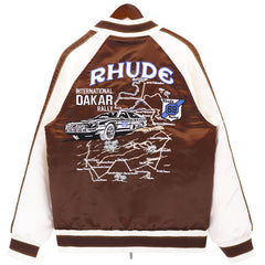 RHUDE Cartoon racing pattern printed cotton jacket