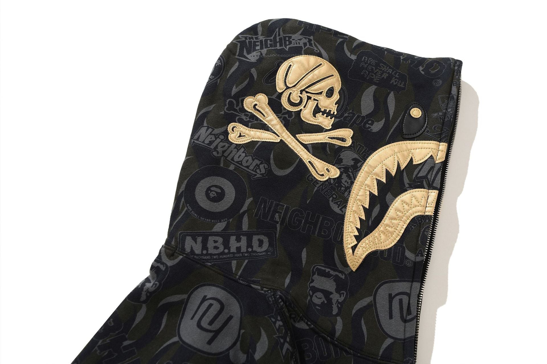 BAPE GOLD BAPE LETTER Hoodie