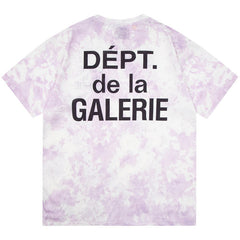 GALLERY DEPT. Tie-Dyed Logo-Print Cotton-Blend Jersey T-Shirt