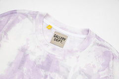 GALLERY DEPT. Tie-Dyed Logo-Print Cotton-Blend Jersey T-Shirt