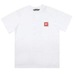 Palm Angels Logo patch crew neck T-shirts