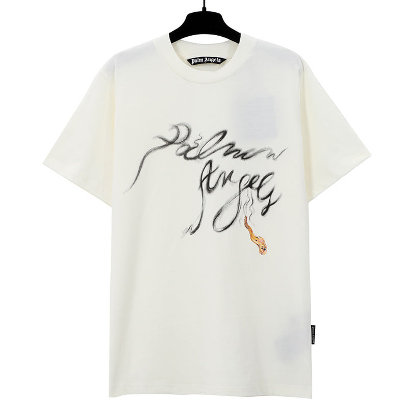 Palm Angels Foggy logo-print T-shirts