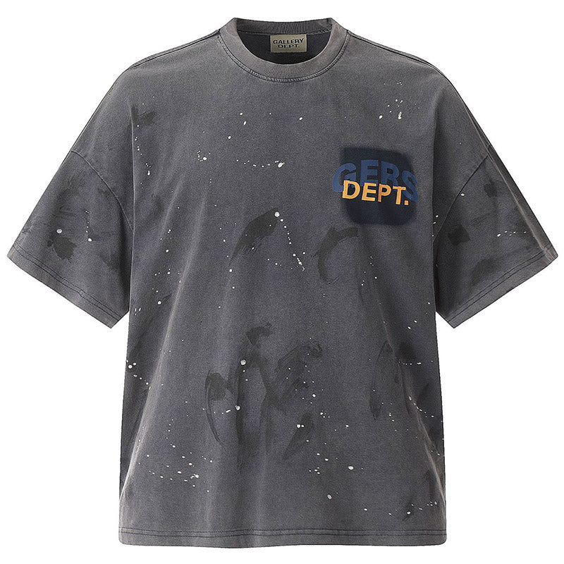 GALLERY DEPT. Letter logo washed hand drawn T-Shirts